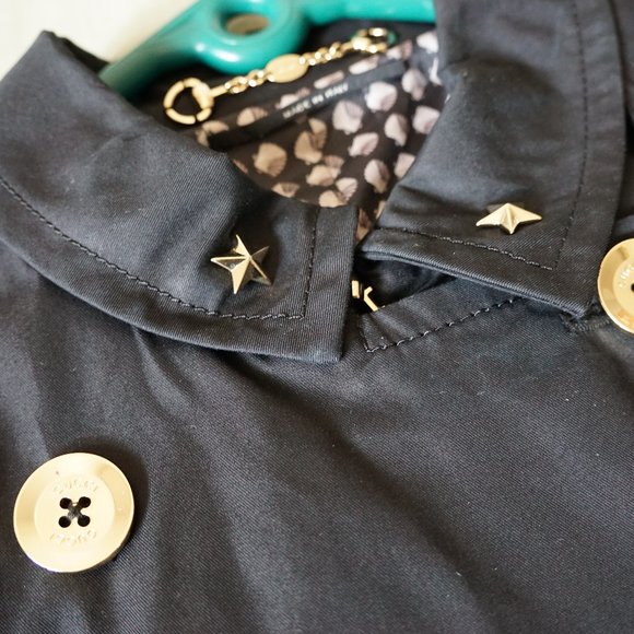 Gucci Double Breasted Short Trench Coat in Black (Size 38 EU) - Picture 15 of 16